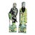Kang Xi Sancai Porcelain Figures -a Pair of 2 For Sale