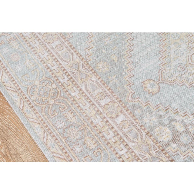 American Momeni Isabella Ranbir Blue 4' X 6' Area Rug For Sale - Image 3 of 6