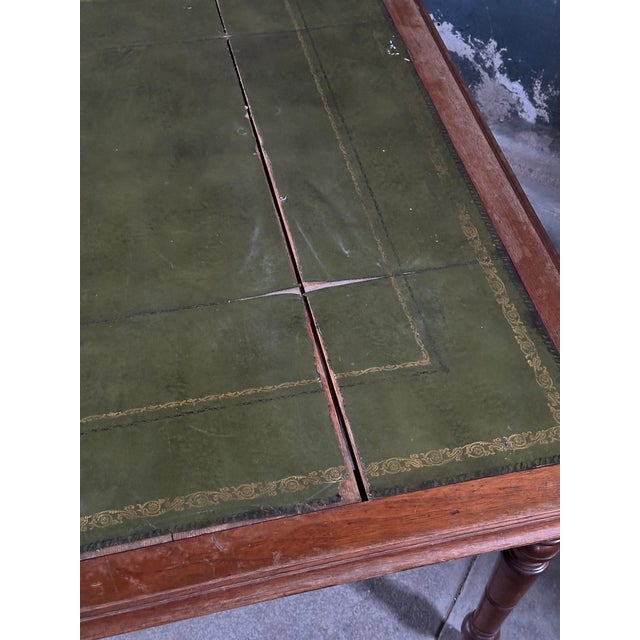 19th Century English Library Table For Sale - Image 10 of 10