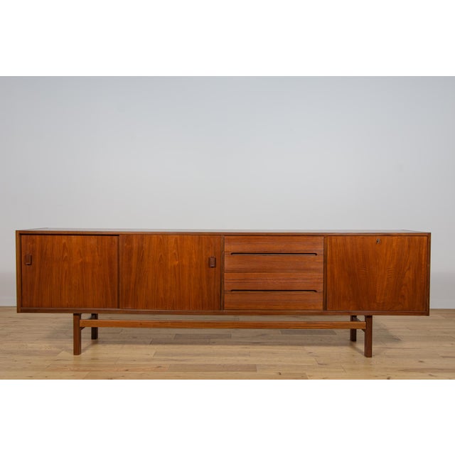 Mid-Century Modern Mid-Century Modern Teak Sideboard by Nils Jonsson for Hugo Troeds, 1960s For Sale - Image 3 of 18
