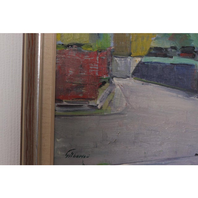 Stig Gilborne, Church, 1950s, Oil on Canvas, Framed For Sale - Image 11 of 14