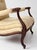 Vintage French Provincial Upholstered Lounge Chair For Sale - Image 15 of 18