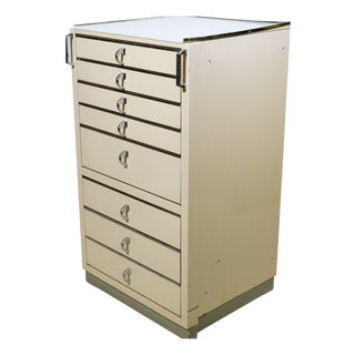 Metal Rolling Dental Cabinet with Drawers from Baisch, 1950s For Sale