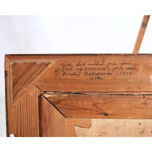 Textile Luplau Janssen, Fanø, Painting, Oil on Canvas, 1926 For Sale - Image 7 of 9