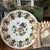 Antique Chinoiserie Famille Rose Porcelain Plate With Pineapple & Floral Motifs For Sale - Image 10 of 10
