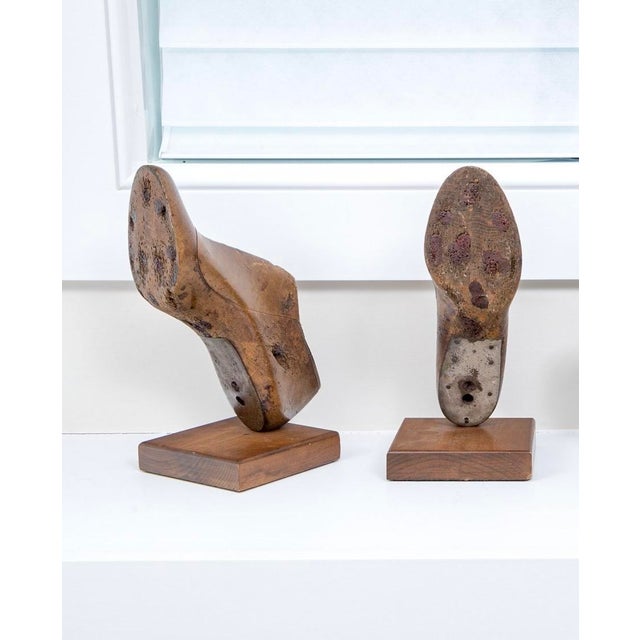 Antique Wooden Shoe Making Mold Bookends—A Pair For Sale In New York - Image 6 of 6