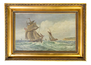 Unknown, Untitled, Oil, Framed