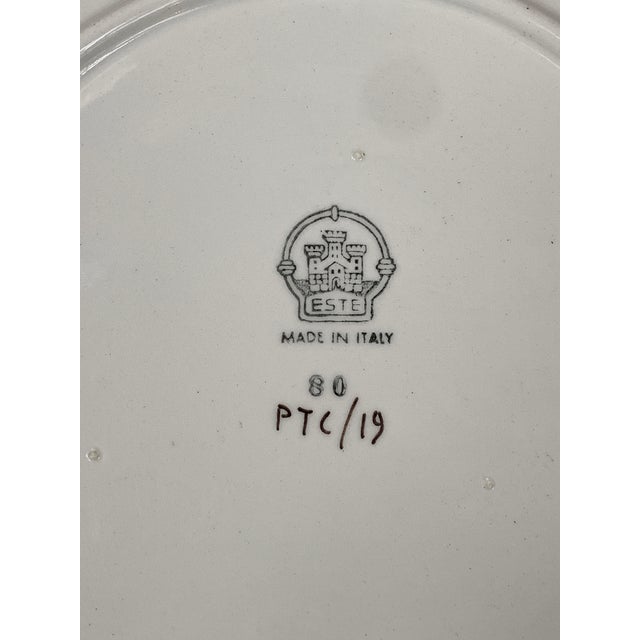 Vintage Italian Trompe l'Oeil Almond Shells on a Plate - Este For Sale In New York - Image 6 of 7