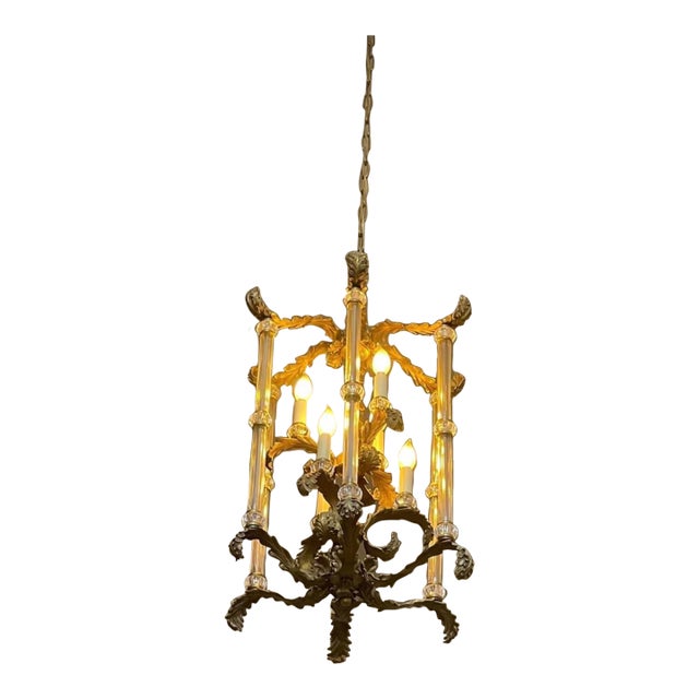 Early 20th Century French Louis XVI Style Foyer Light / Chandelier For Sale
