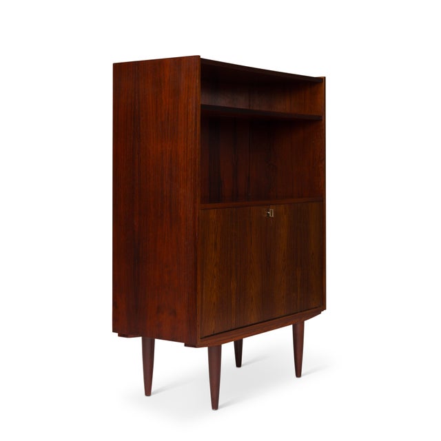 1960s Vintage Danish Mid-Century Hutch/Bar Cabinet For Sale - Image 5 of 8