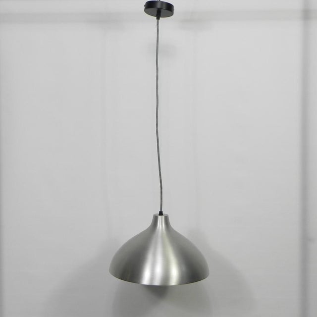 Vintage Aluminum Hanging Lamp, 1970s For Sale - Image 4 of 10