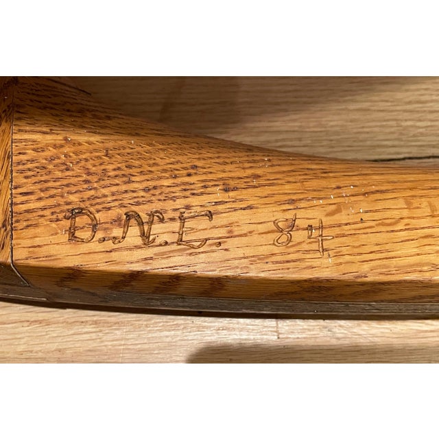 Brown 1980s “Sternum” Rocker Designed by David Ebner For Sale - Image 8 of 8