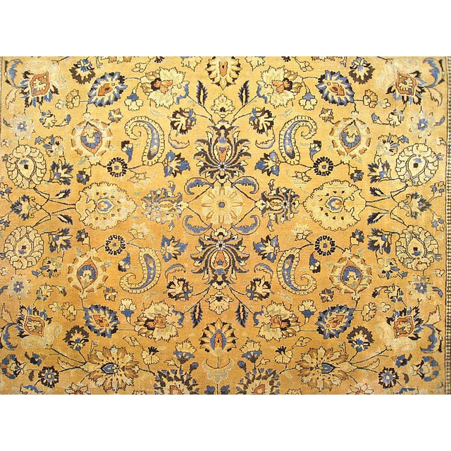 Vintage Persian Meshed Oriental Rug, in Room size, w/ Floral Elements For Sale - Image 4 of 5