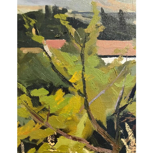 Aymar, Path Through Fields, Oil on Canvas, 1973 For Sale - Image 4 of 7