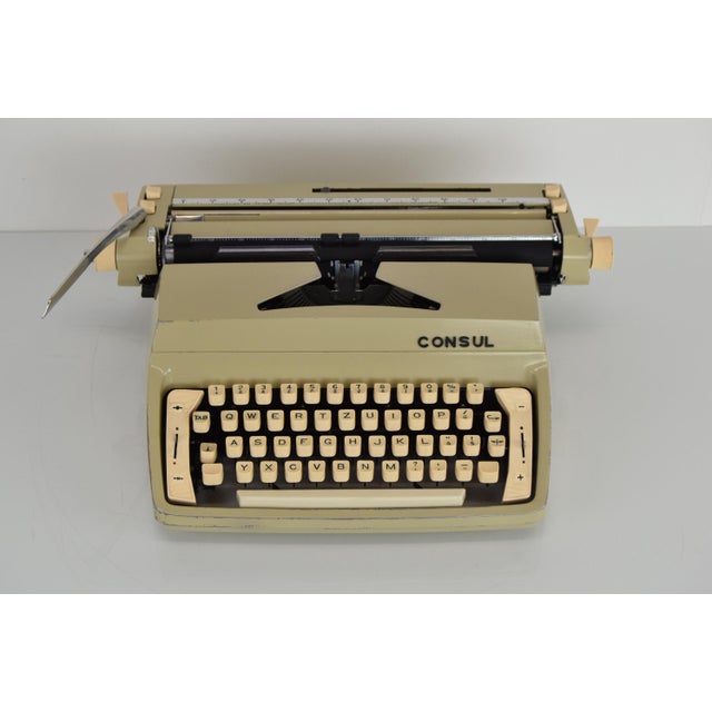 Mid-Century Typewriter from Consul, 1970s For Sale - Image 4 of 15
