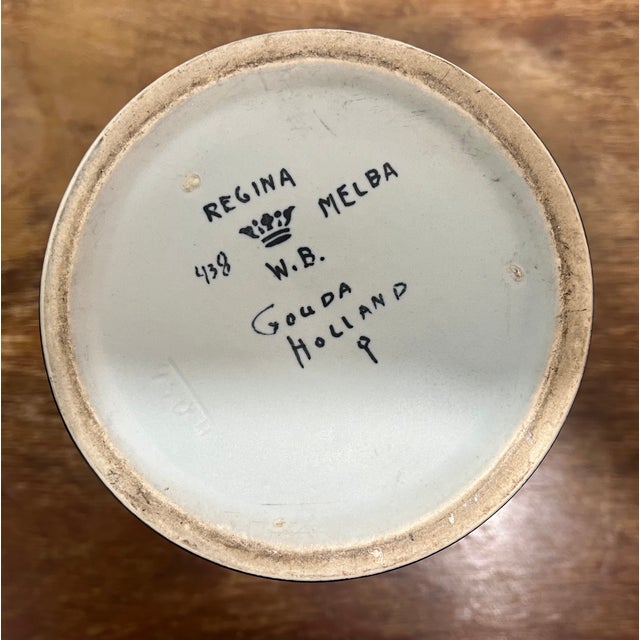 Blue Art Deco Melba Vase by Regina Gouda, 1927 For Sale - Image 8 of 9