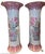 Late 18th Century Pair of Famille Rose Beaker Vases For Sale - Image 5 of 6