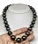 Black Diamond Tahitian Pearl Necklace 14k Gold Certified For Sale - Image 8 of 9