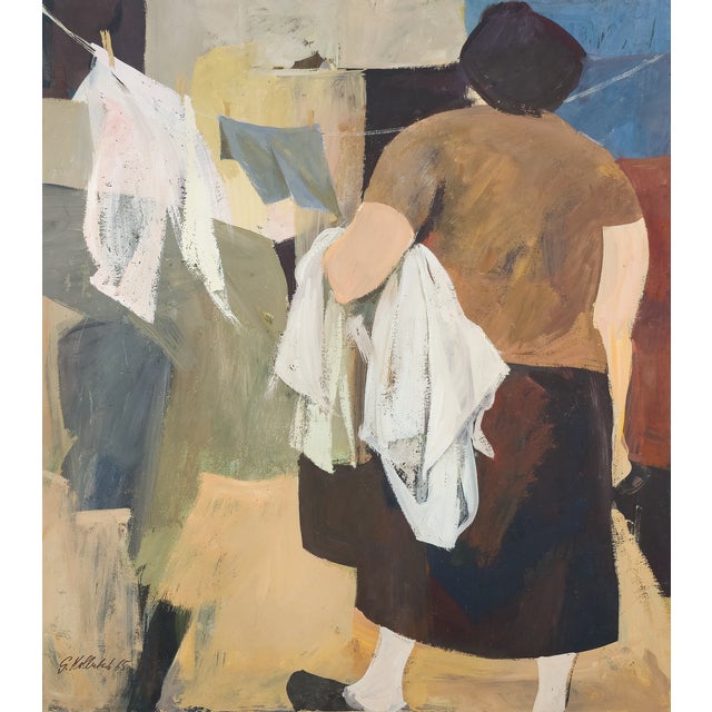 Drying Clothes - Serge Hollerbach, C. 1965 For Sale