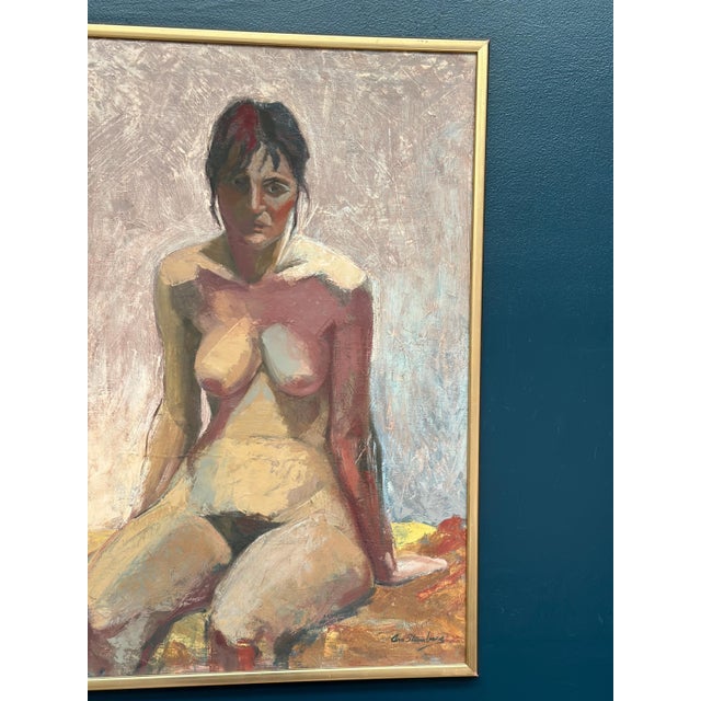 Ann Strömberg, Nude Study, Oil on Canvas, Framed For Sale - Image 9 of 18
