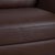 Brown A399 3-Seater, 2-Seater and Lounge Chair in Dark Brown Leather from Natuzzi Editions, Set of 3 For Sale - Image 8 of 18