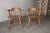 Beautiful pair of antique chairs full of Wabi-Sabi style. These chairs have perfectly imperfect raw wooden structure. The...