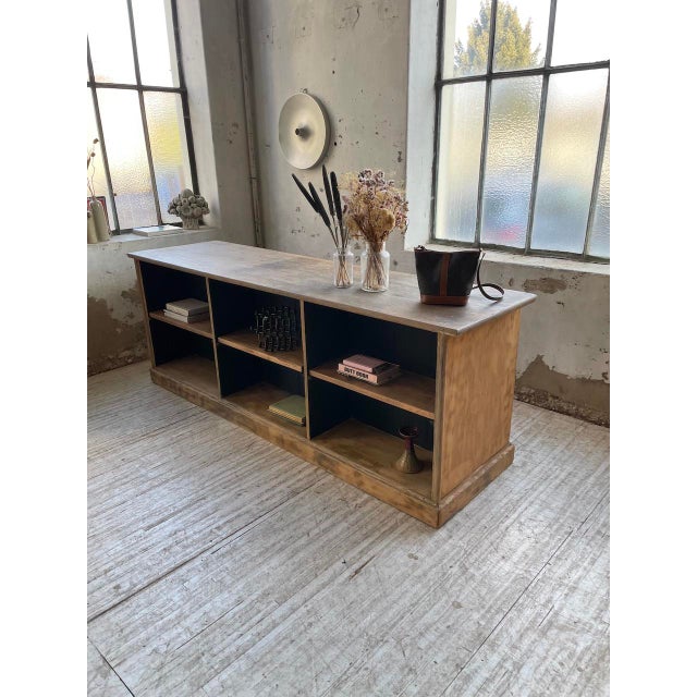 1950s Two-Sided Counter with Oak Boxes, 1950s For Sale - Image 5 of 18