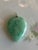 Vintage 14k Gold & Natural Grade a Green Jadeite "Longevity Peach" Heart Pendant For Sale In San Francisco - Image 6 of 7