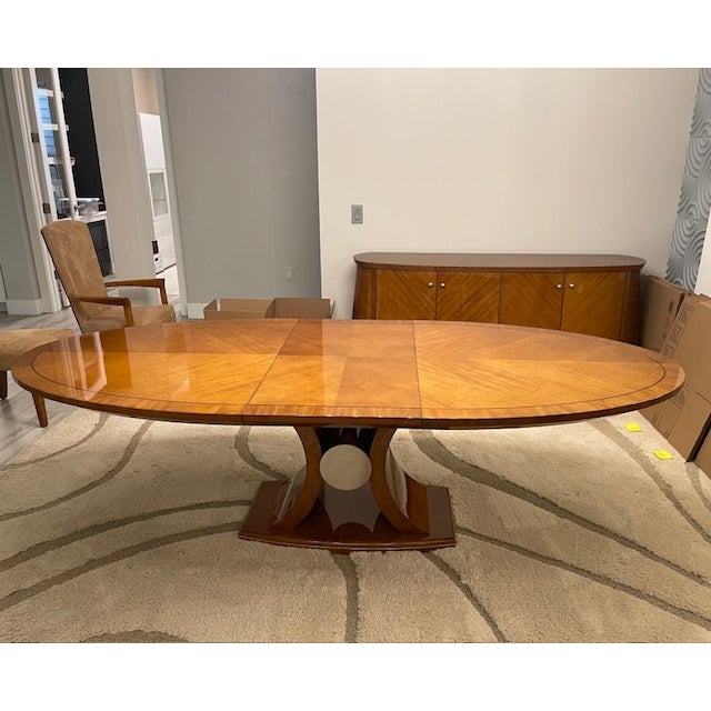 Contemporary Late 20th Century Art Deco Style Modern Table and Chairs For Sale - Image 3 of 16