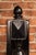 Metal Vintage Municipal Light Sconce With Milk Glass Shade For Sale - Image 7 of 9