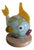 Vintage Fish Table Lamp in Colored Glass & Beech from Joska-Kristall, 1990s For Sale - Image 9 of 9