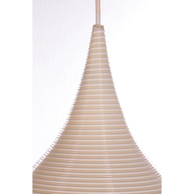 Plastic Vintage Pendant Lamp attributed to Yasha Heifetz for Rotaflex Heifetz, 1960s For Sale - Image 7 of 14
