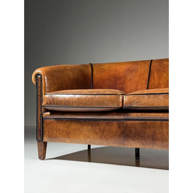 Classic Sheepskin 3-Seater Sofa For Sale - Image 15 of 18