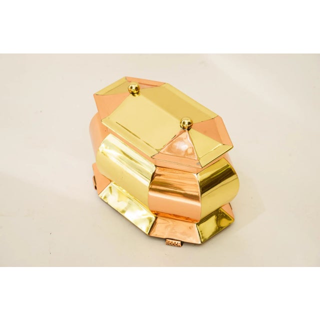 Art Deco Jewelry Box vienna around 1920s Polished and stove enameled