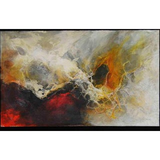 Pino Lancia, Color and Material, 2000, Oil Painting on Canvas For Sale