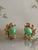Vintage 14k Gold Jade Cabochon Earrings, A Pair For Sale - Image 9 of 9