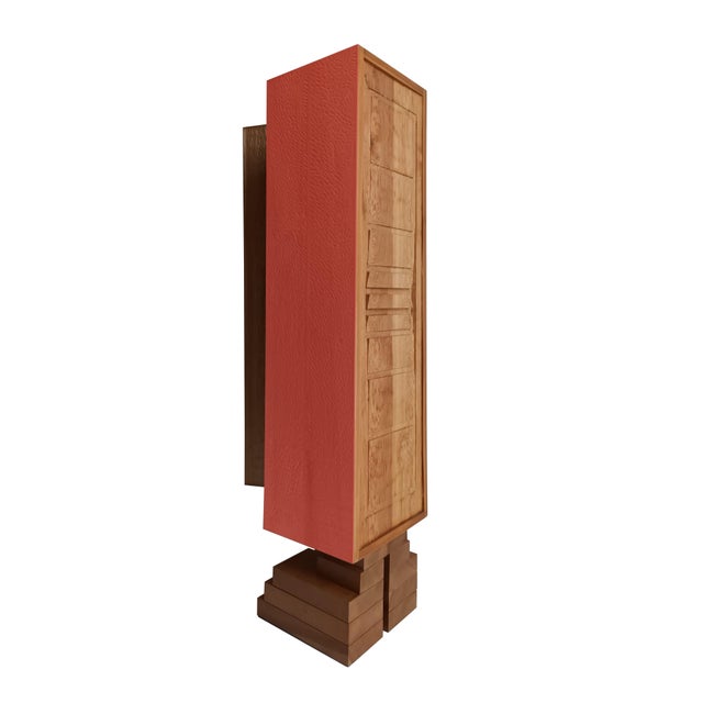 Mayan Totem Pompeian Red by Pietro Meccani for Meccani Design For Sale - Image 6 of 16