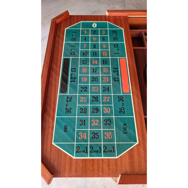 Italian Inlaid Marquetry Convertible Game Table, 20th Century For Sale - Image 10 of 12