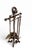 Metal Vintage Arts and Crafts Spanish Style Fireplace Tool Set For Sale - Image 7 of 11