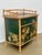Bamboo Cabinet, Decoupaged With Flowers, Circa 1990 For Sale - Image 4 of 16