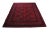 Traditional Vintage Machine Made Red Geometric Wool Area Rug Carpet 5' X 8' For Sale - Image 3 of 9