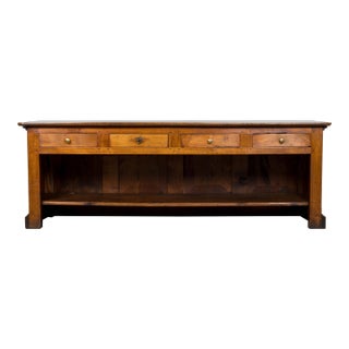 19th Century French Provincial Walnut Work Table For Sale