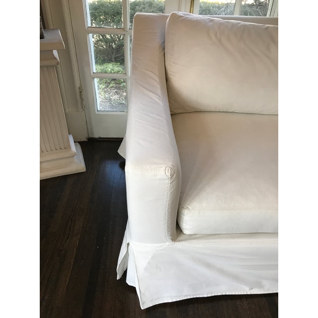 Pottery Barn York Slope Arm Slipcovered Sofa Chairish