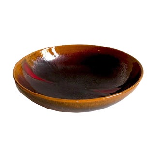 Vintage Italian Terracotta Bowl by Carlo Zauli for Faenza, 1974 For Sale
