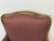 Burgundy French Country Louis XV Style Bergère Chair For Sale - Image 8 of 12