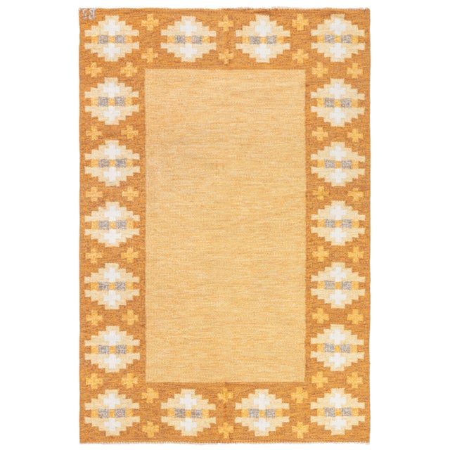 Doris Leslie Blau Swedish Flat-Weave Rug by Birgitta Söderkvist For Sale