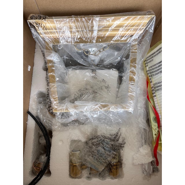 Visual Comfort Signature Collection Chapman & Myers Cornice Semi-Flush Lantern in Hand-Rubbed Antique Brass finish...