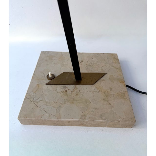 Mid-Century Floor Lamp Brass Metal and Murano Glass by Vistosi, Italy, 1960s For Sale - Image 12 of 12