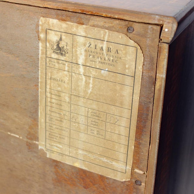 Vintage Bedside Tables in Faux Grain Finish, 1950s, Set of 2 For Sale - Image 12 of 16