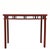 Red Lacquer 38" Long Console Table For Sale - Image 4 of 4